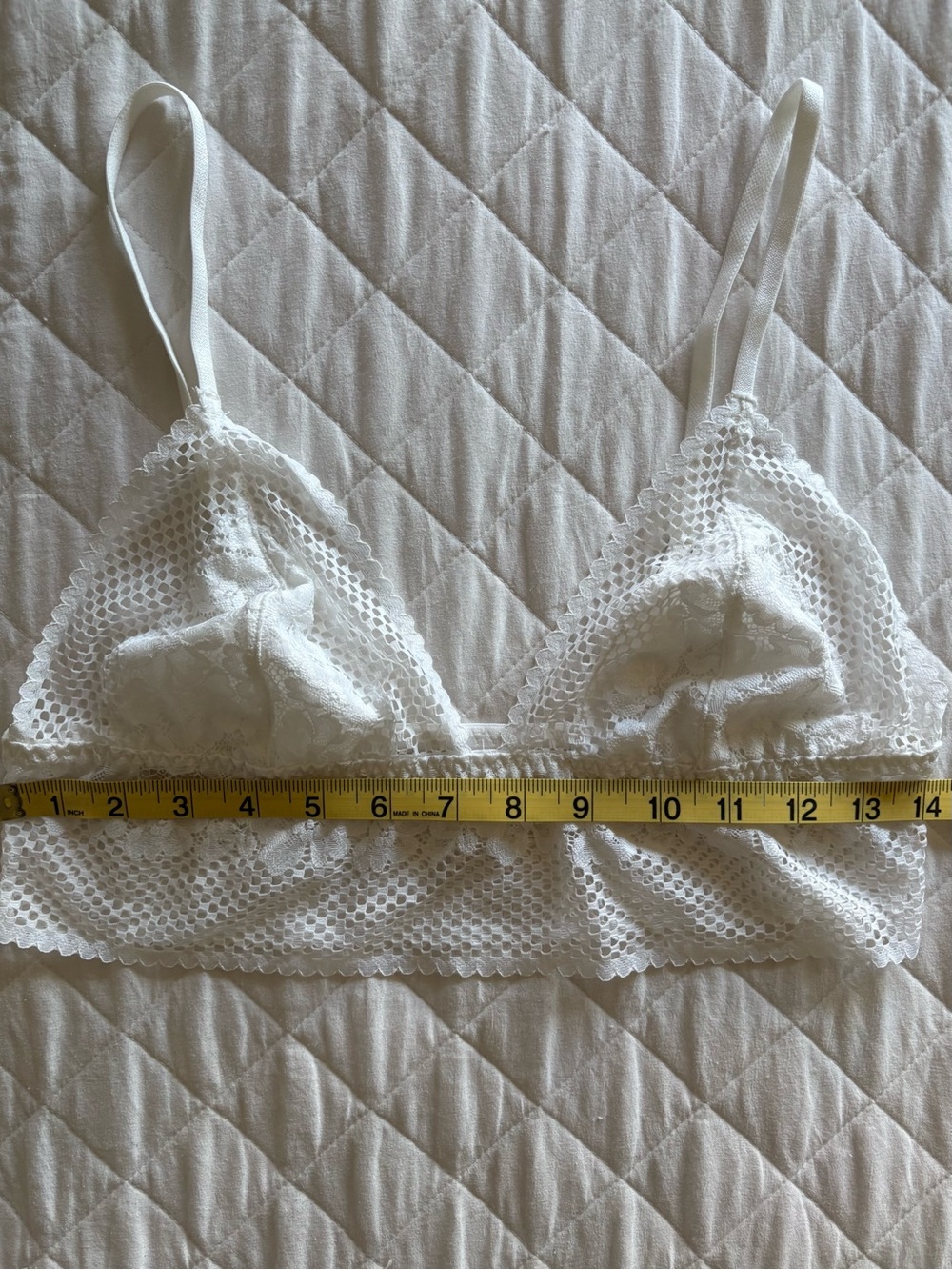 Cute Bralette Bundle (3) - Auden, Colsie, & Lace Triangle Bralette- Size Lg - Picture 14 of 15